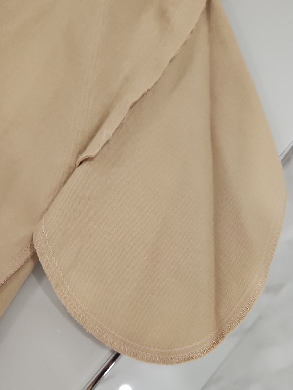 POMANDER place Tan V-Neck Short Sleeve Mini Dress - Picture 11 of 11